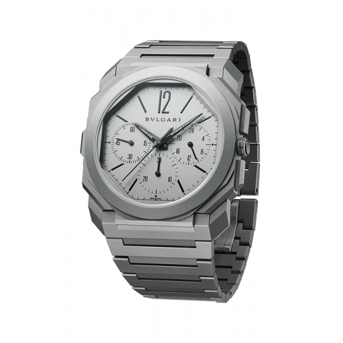 BVLGARI OCP41C1GLD Watch - BVLGARI Octo Roma 2-Year Warranty Brown Watch - Authentic Parallel Import