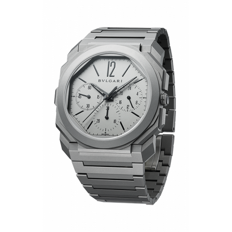 BVLGARI OCP41C1GLD Watch - BVLGARI Octo Roma 2-Year Warranty Brown Watch - Authentic Parallel Import