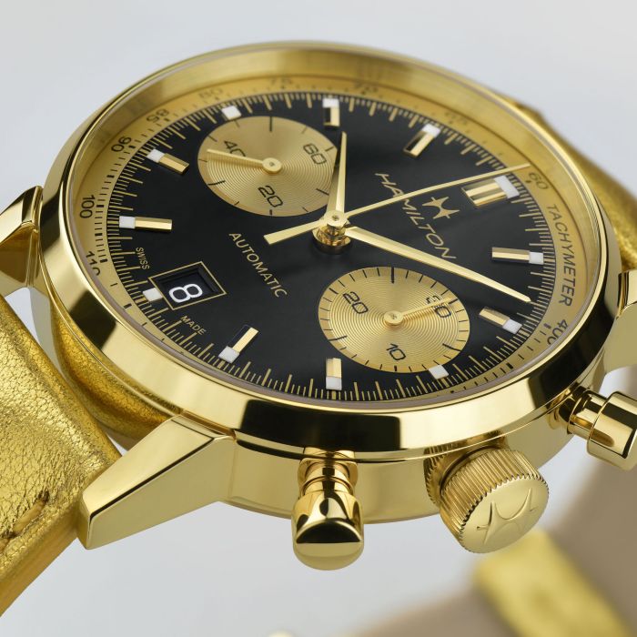 Hamilton H38436830 Watch - American Classic Intra-Matic Auto Chrono【HAMILTON X JANIE BRYANT Capsule Collection】 (Image 4)