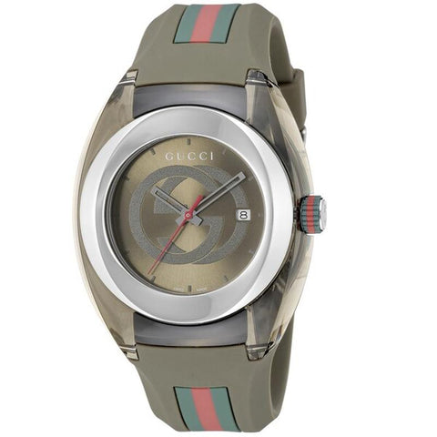 GUCCI YA137106 Watch - Men's Rubber Strap Watch, Parallel Import with 2-Year Warranty