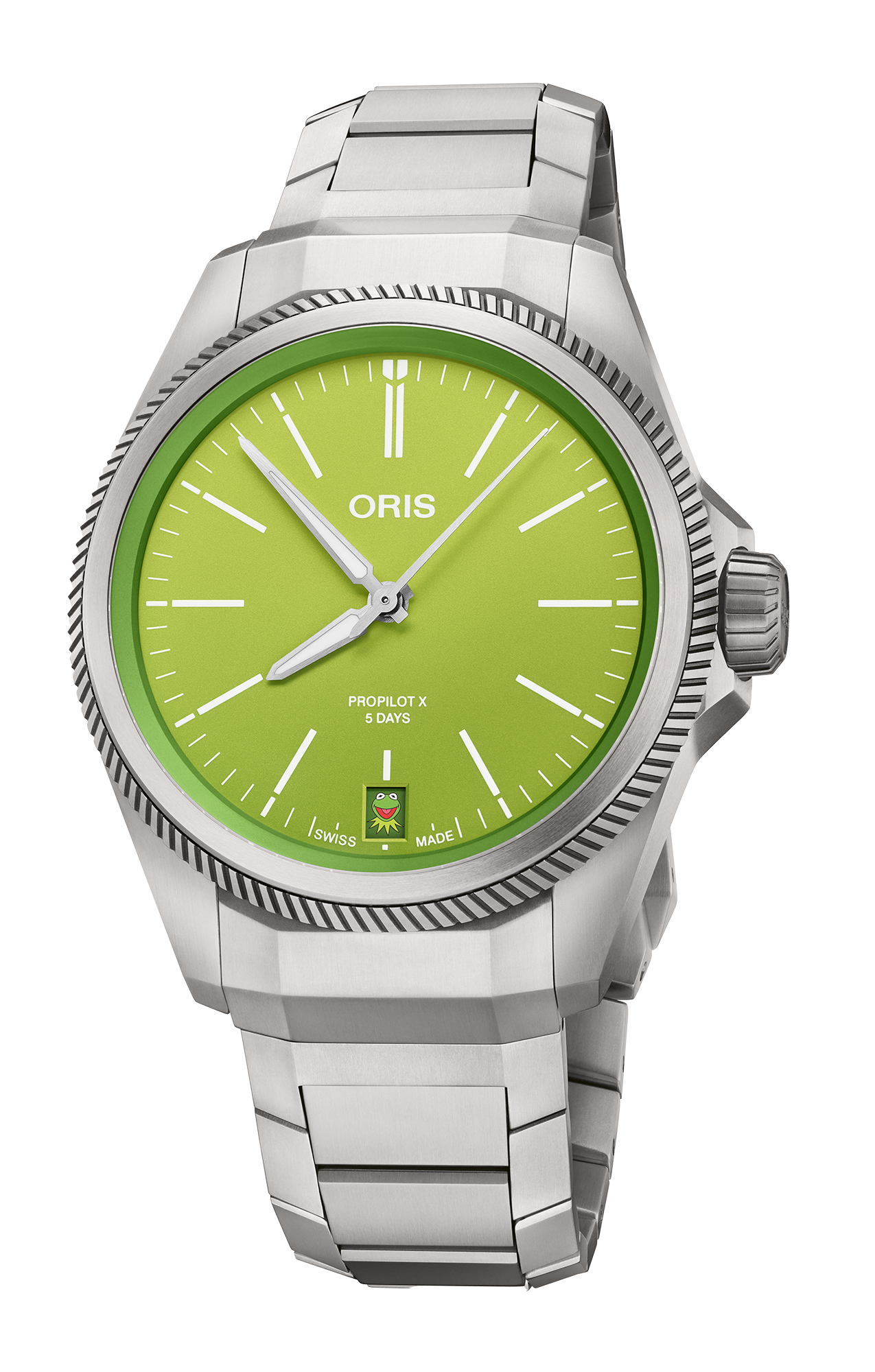 Oris 01-400-7778-7157-Set Watch - ProPilot X Kermit Edition (Image 2)