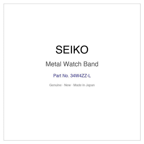 SEIKO 34W4ZZ-L Metal Watch Band for SKA347P9 SKA347PX SKA349P1 SKA351P1 SNA695P1 and More Models