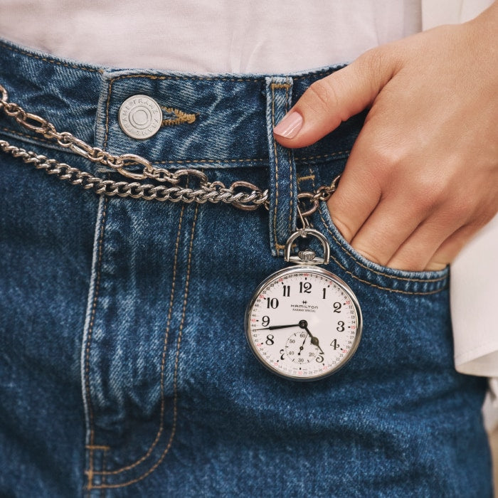 Hamilton H40819110 Watch - American Classic RailRoad Pocket Watch | Limited Edition (Image 2)