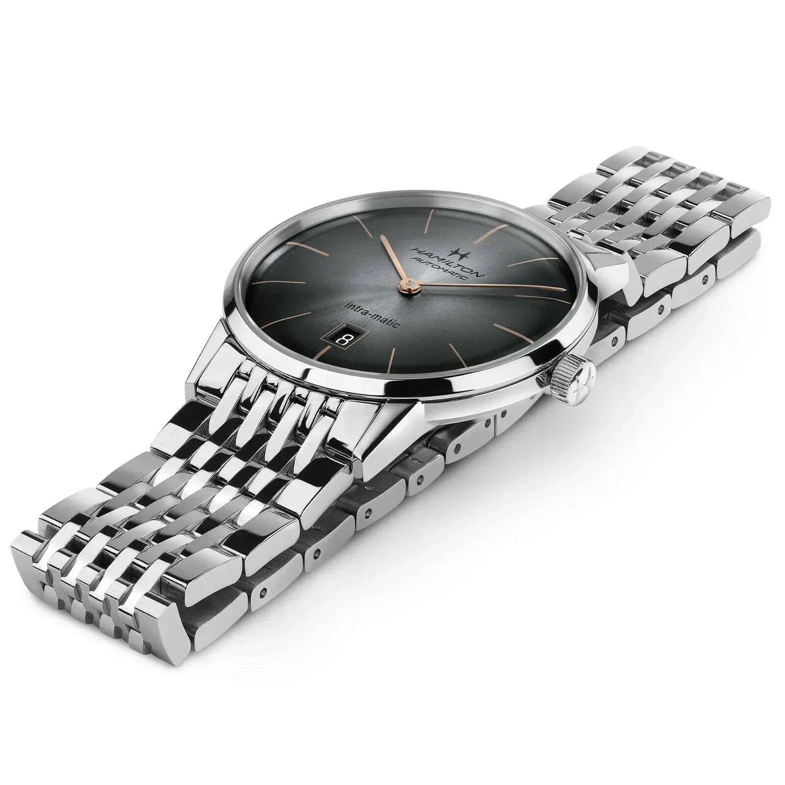 Hamilton H38455181 Watch - American Classic Intra-Matic Auto (Image 7)
