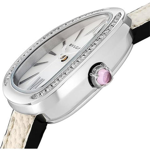 BVLGARI SPS27WSDL Watch - Serpenti Ladies Watch White Pearl Parallel Import 2-Year Warranty (Image 2)