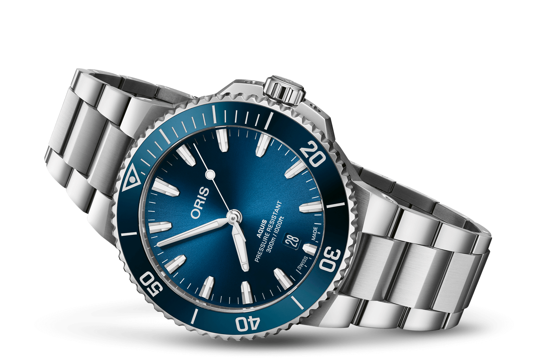 Oris 01-733-7787-4135-07-4-22-35FC Watch - Aquis Date