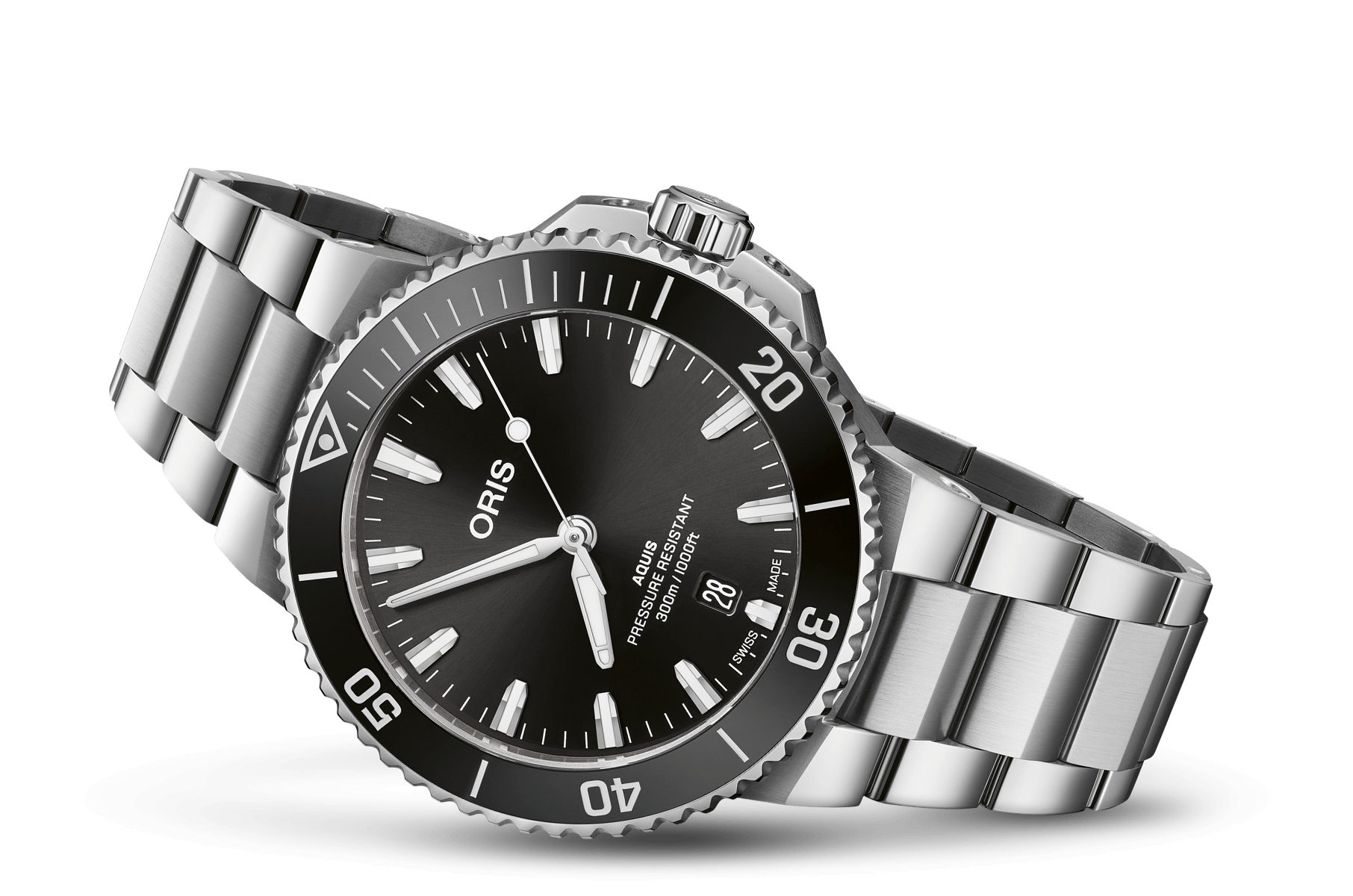 Oris 01-733-7787-4154-07-8-22-04PEB Watch - Aquis Date