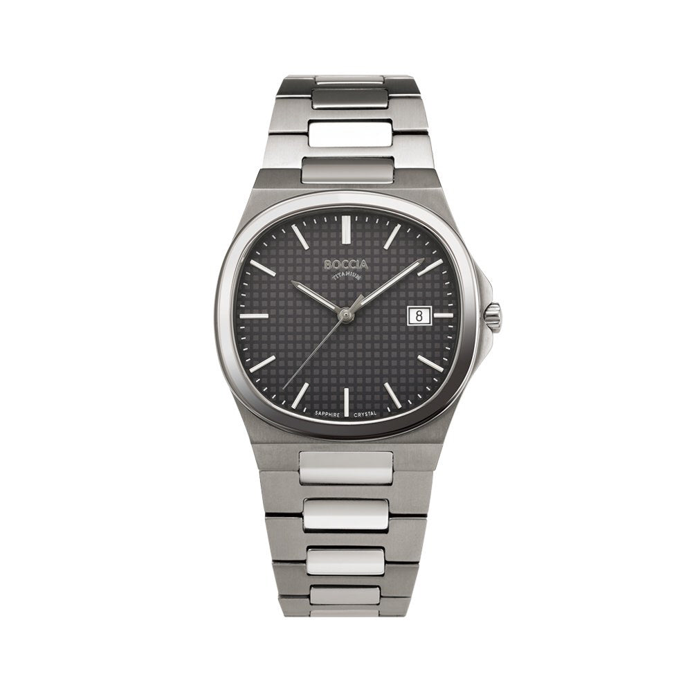 IPPO JAPAN WATCH 3657-04 Watch - 4 BOCCIA TITANIUM Quartz Watch Stainless Steel Bracelet Elegant Design Water Resistant