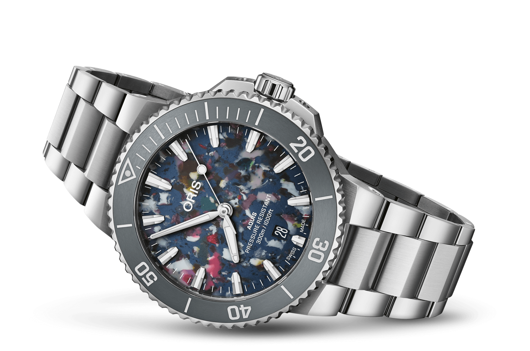 Oris 01-733-7787-4150-07-8-22-04PEB Watch - Aquis Date Upcycle