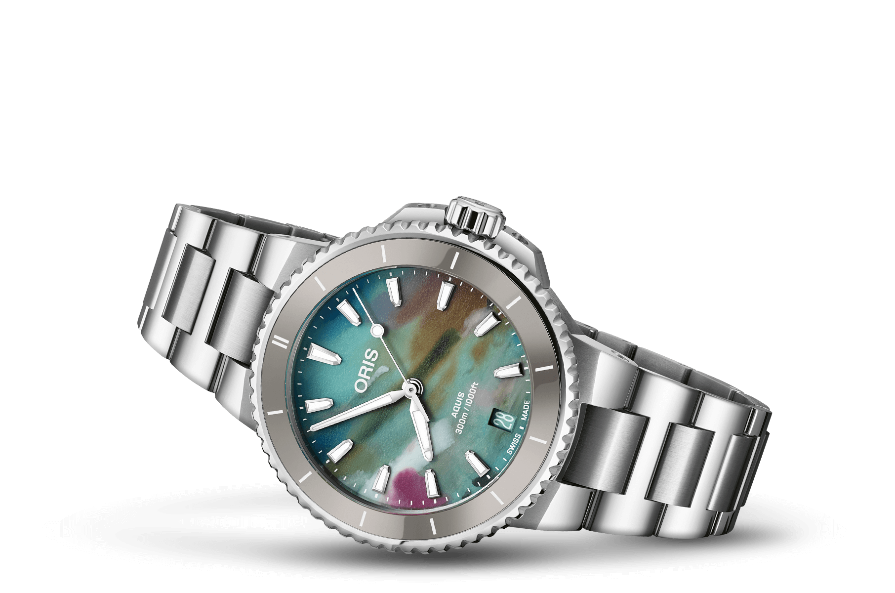 Oris 01-733-7792-4150-07-8-19-05P Watch - Aquis Date