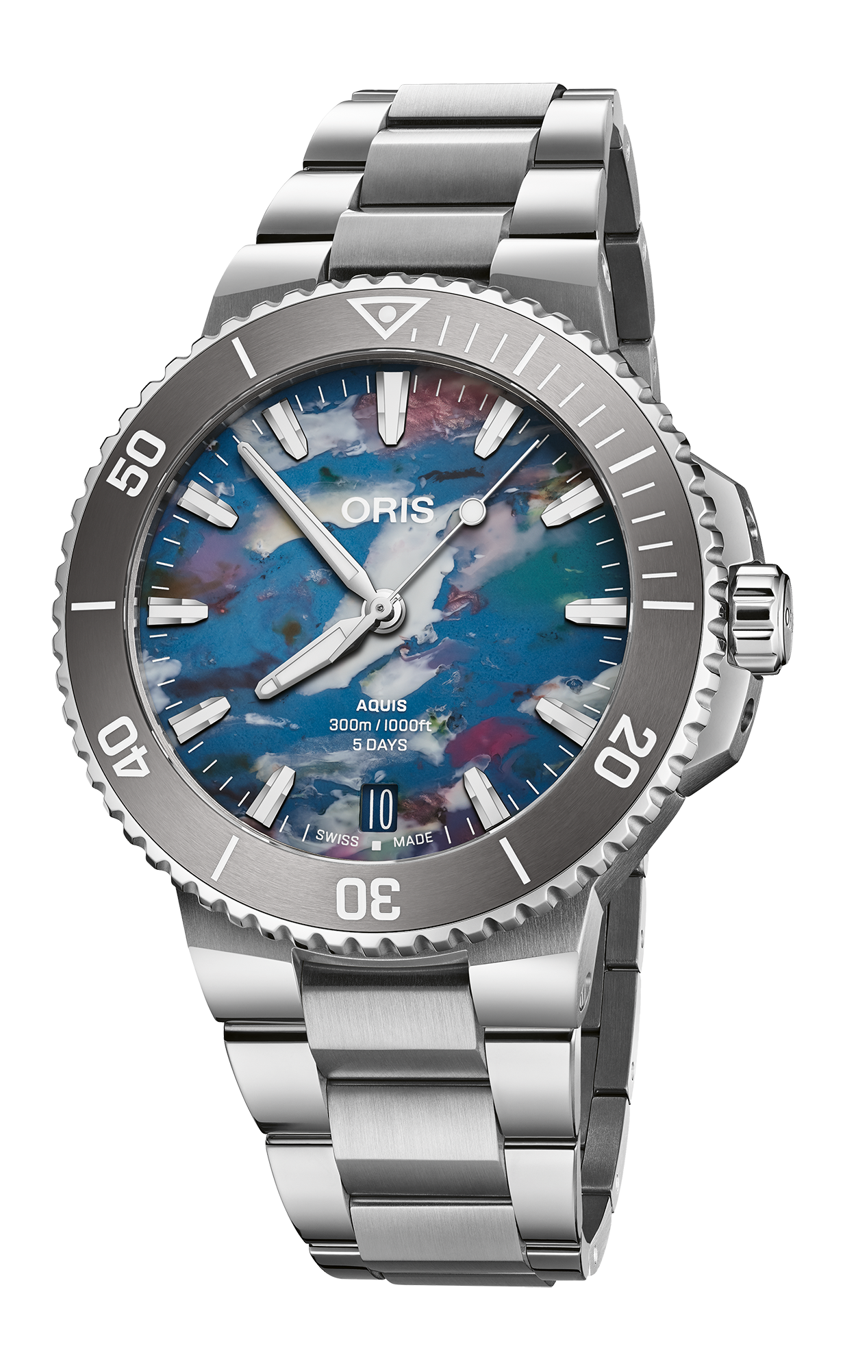Oris 01-400-7790-4150-07-8-23-02PEB Watch - Aquis Date Calibre 400 (Image 2)