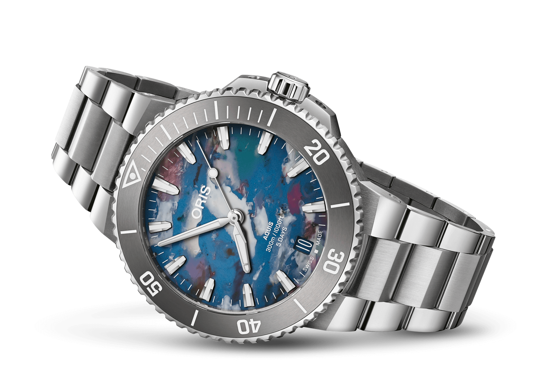 Oris 01-400-7790-4150-07-8-23-02PEB Watch - Aquis Date Calibre 400