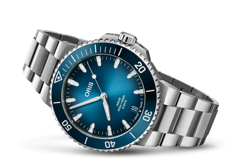 Oris 01-400-7790-4135-07-4-23-45EB Watch - Aquis Date Calibre 400