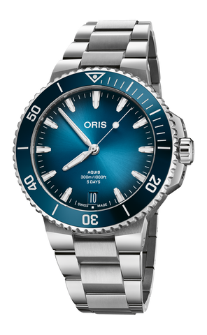 Oris 01-400-7790-4135-07-4-23-45EB Watch - Aquis Date Calibre 400 (Image 3)