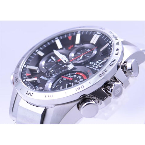 Casio Men's EDIFICE TIME TRAVELLER Metal Band EQB-501XD-1AJF
