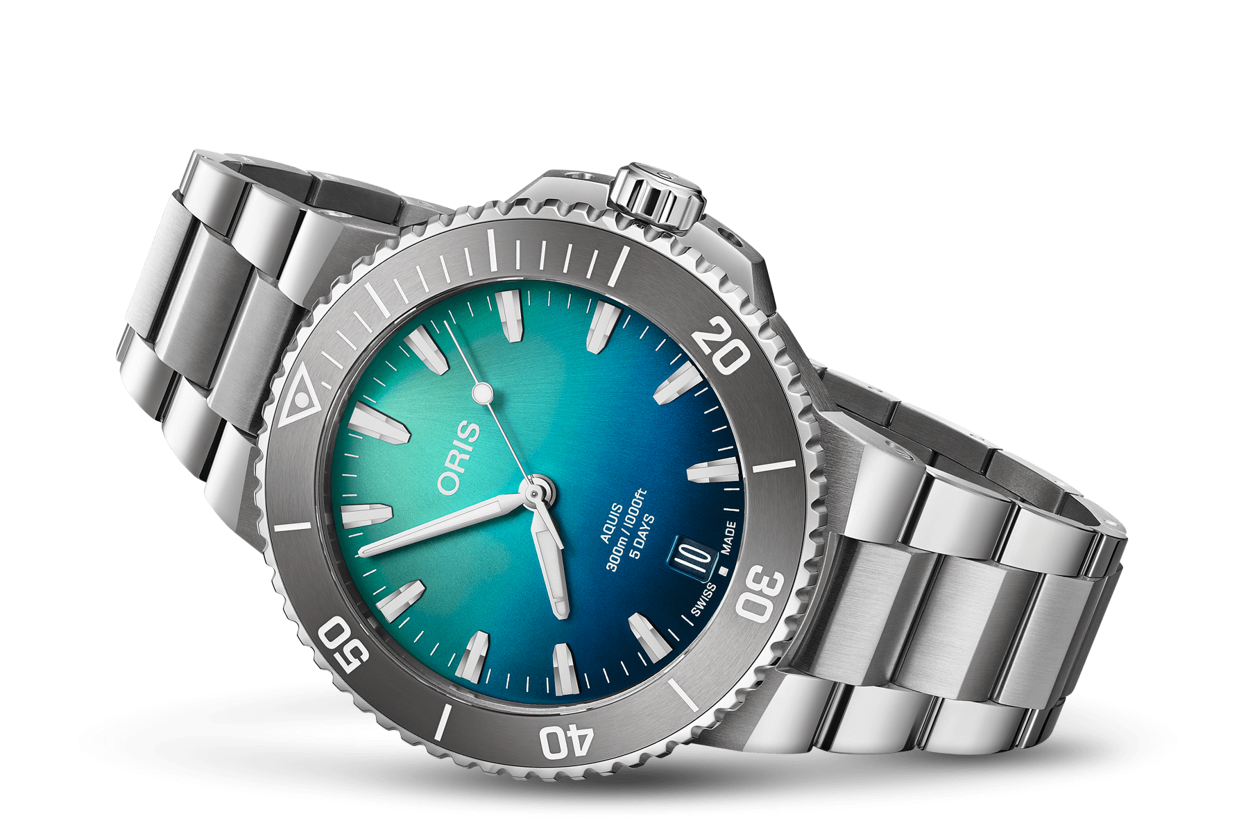 Oris 01-400-7790-4185-Set Watch - Aquis Date Calibre 400
