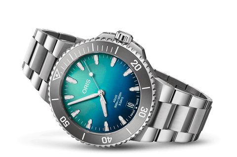 Oris 01-400-7790-4185-Set Watch - Aquis Date Calibre 400
