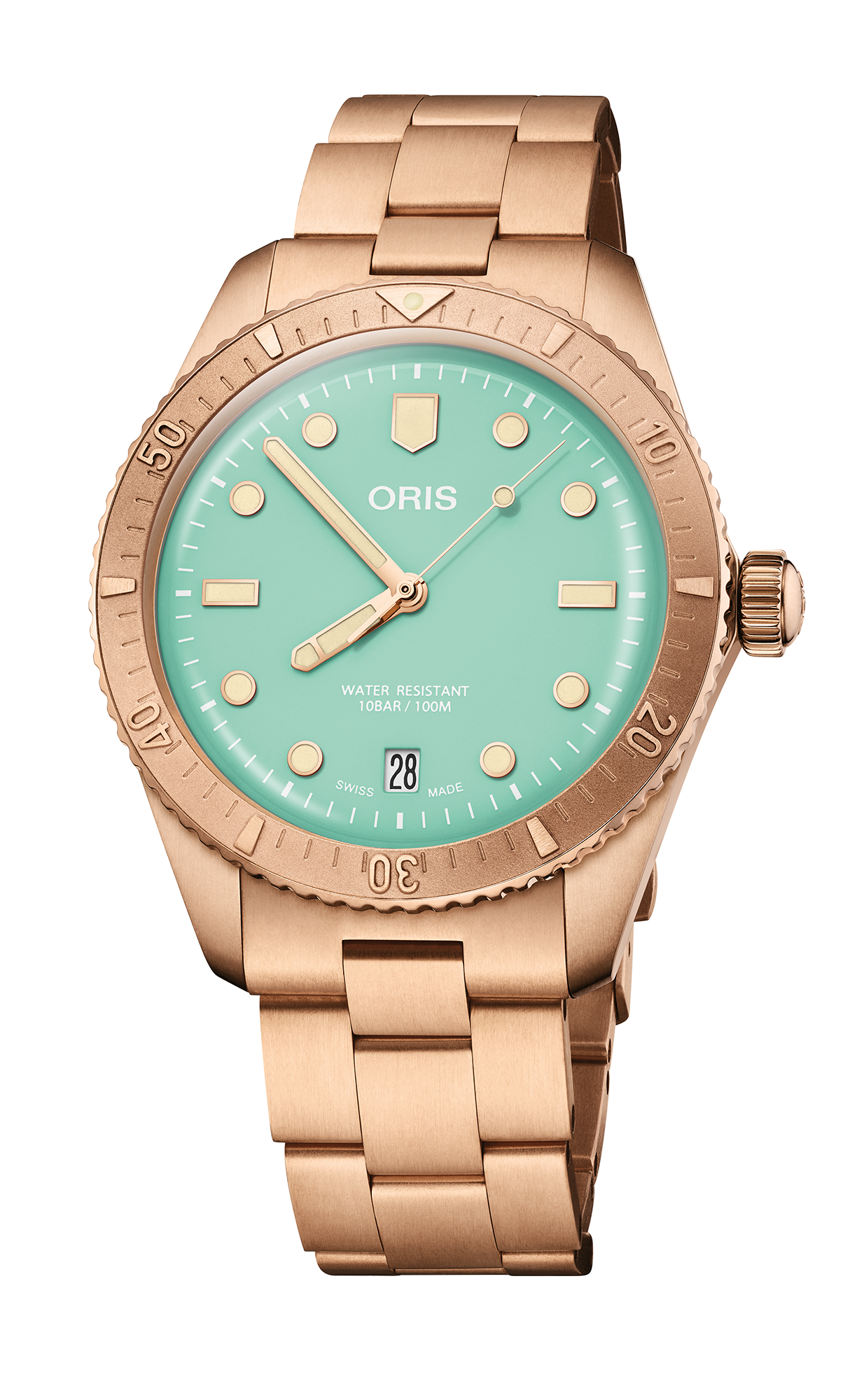 Oris 01-733-7771-3157-07-3-19-03BRS Watch - Divers Sixty-Five Cotton Candy (Image 4)