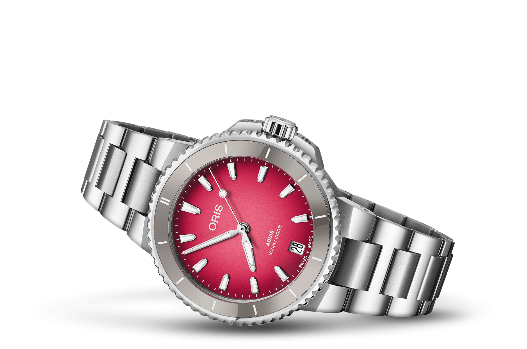 Oris 01-733-7792-4158-07-8-19-05P Watch - AQUIS DATE TASTE OF SUMMER