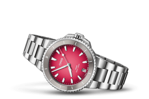 Oris 01-733-7792-4158-07-8-19-05P Watch - AQUIS DATE TASTE OF SUMMER
