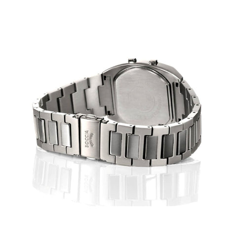 3738-06 6 Basic Digital Collection Stylish SS Strap Quartz Water Resistant Lightweight Design