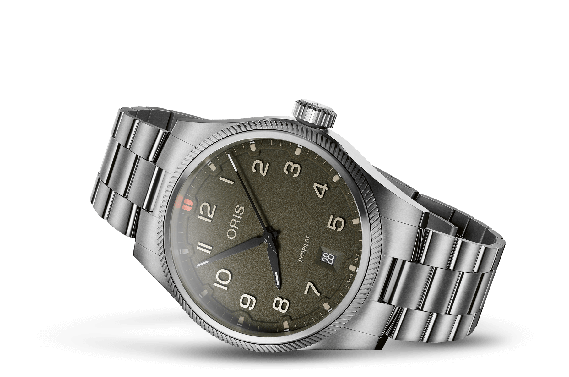 Oris 01-733-7805-4167-07-6-20-16LC Watch - PROPILOT DATE