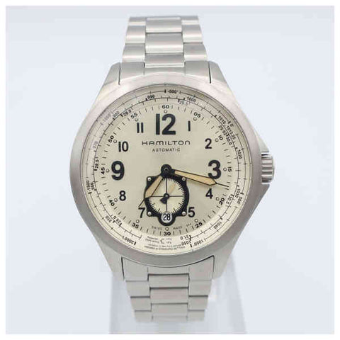 Hamilton H76655123 Watch - Khaki Aviation Khaki QNE Auto (Image 4)