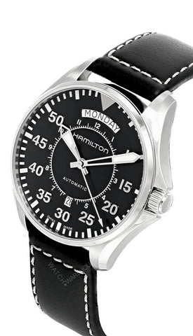 Hamilton H64615735 Watch - Khaki Aviation Pilot Day Date Auto (Image 3)