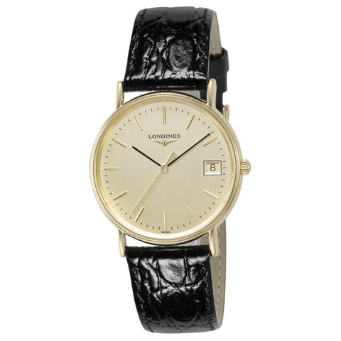 Longines Presense 2-Year Warranty Gold L4.819.2.32.2 [Parallel Import]