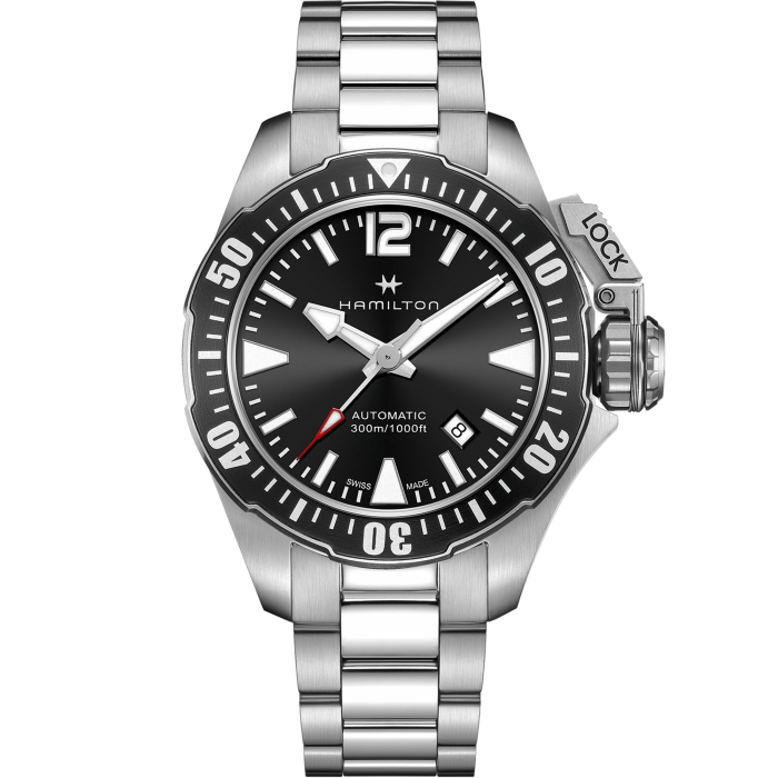 Hamilton H77605135 Watch - Khaki Navy OPENWATER AUTO