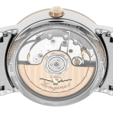 Longines Elegant Black Parallel Import with 2-Year Warranty L4.809.5.57.7