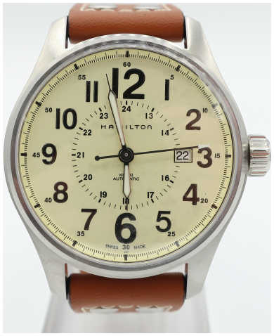 Hamilton H70615523 Watch - Khaki フィールド Khaki Officer Auto (Image 3)