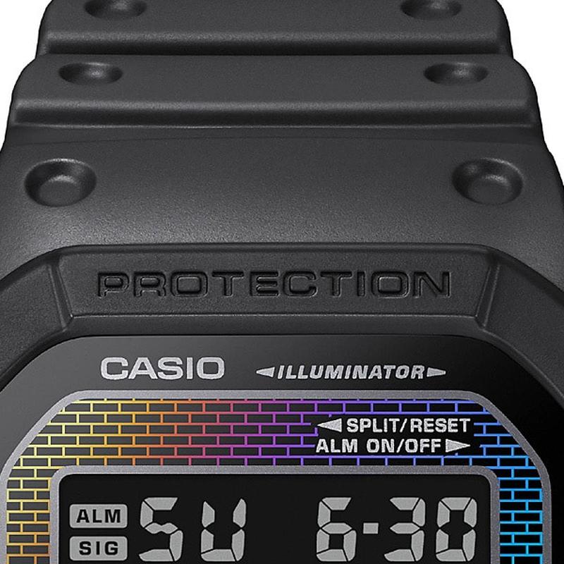 CASIO DW-5600RW-1JF Watch - Men's G-SHOCK Brick Pattern Design (Image 4)