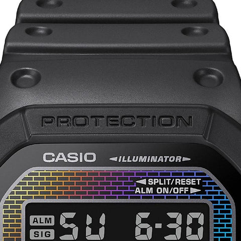 CASIO DW-5600RW-1JF Watch - Men's G-SHOCK Brick Pattern Design (Image 4)