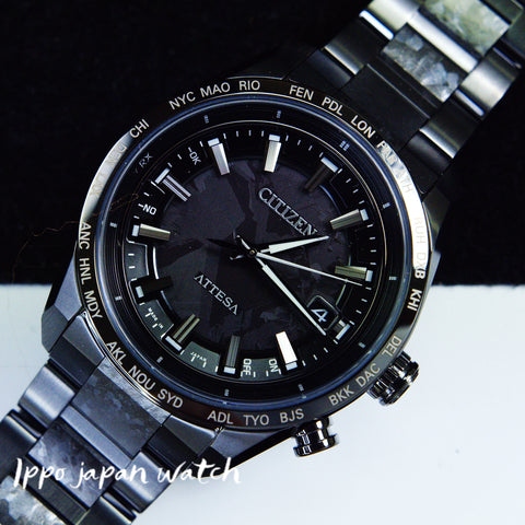 Citizen Men's Watch ATTESA HAKUTO-R Collaboration Model 5th Edition Solar-Powered Eco-Drive Radio-Controlled Direct Flight ACT Line CB0285-63E