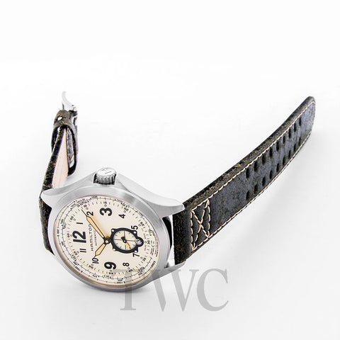 Hamilton H76655723 Watch - Khaki Aviation Khaki QNE Auto (Image 6)