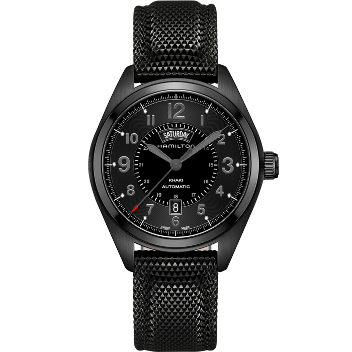 Hamilton H70695735 Watch - Khaki Field Day Date Auto