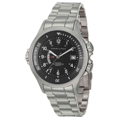 Hamilton H77615133 Watch - Khaki Navy GMT Auto (Image 2)