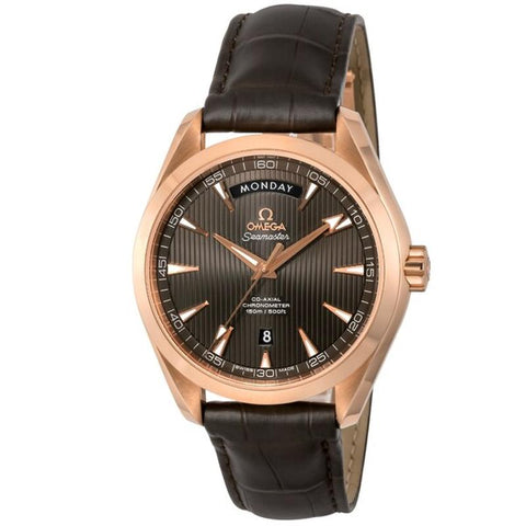 OMEGA 231.53.42.22.06.001 Watch - Seamaster Aqua Terra 150M Co-Axial Chronometer Day-Date in Grey - Parallel Import