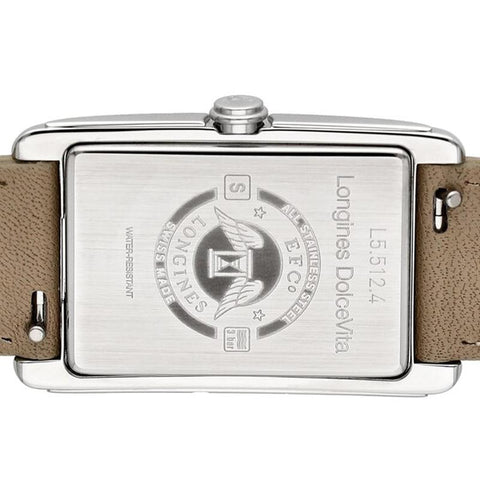 Longines Dolcevita 2-Year Warranty White (Belt: Beige) L5.512.4.11.7 [Parallel Import]