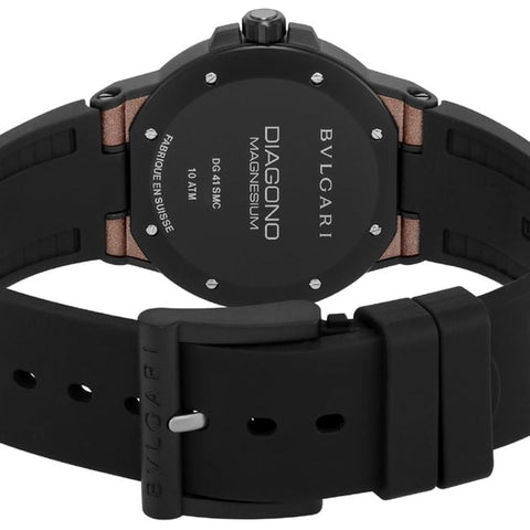 BVLGARI DG41C11SMCVD Watch - Diagono Magnesium Brown Imported Watch with 2-Year Warranty (Image 3)
