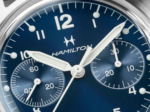 Hamilton H76409140 Watch - Khaki Aviation Pilot Pioneer Mechanical Chrono (Image 4)