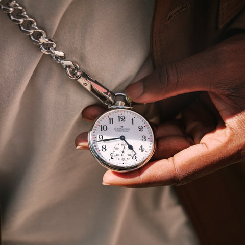 Hamilton H40819110 Watch - American Classic RailRoad Pocket Watch | Limited Edition (Image 3)