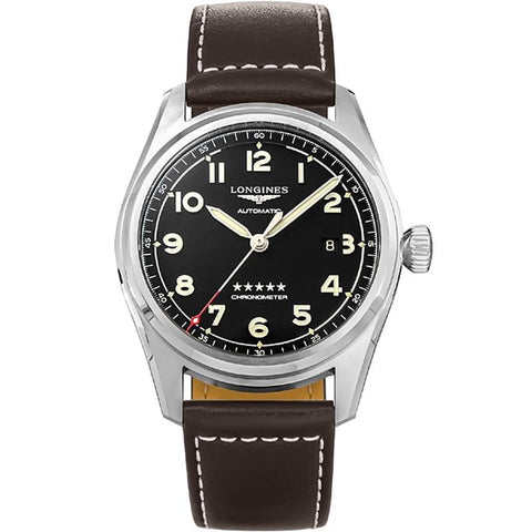 Longines Men's Leather Strap Watch Parallel Import with 2-Year Warranty L3.811.4.53.0