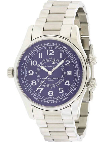 Hamilton H77505133 Watch - Khaki Navy Khaki UTC Auto (Image 3)