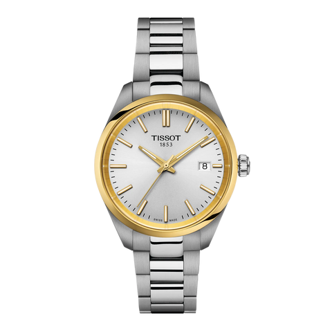 TISSOT T150.210.21.031.00 Elegant Stainless Steel Automatic Watch Water Resistant Sapphire Crystal Classic Design