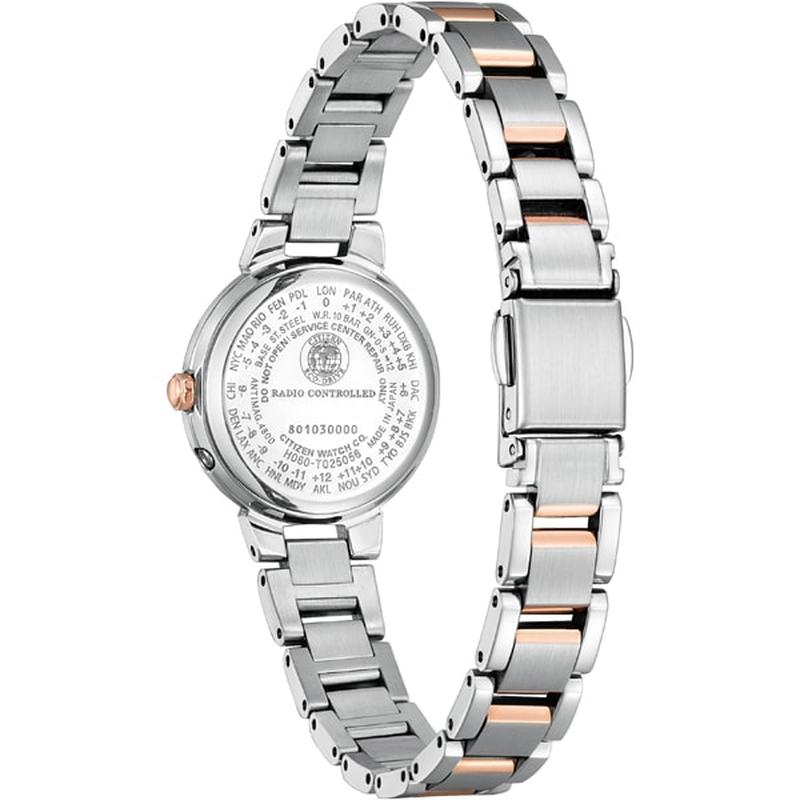 CITIZEN ES9434-53X Watch - Women's xC Eco-Drive Radio-Controlled Stainless Steel Line Happy Flight Series Watch (Image 2)