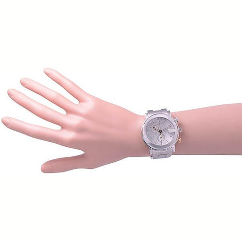 GUCCI G-Chrono White with 2-Year Warranty YA101360 [Parallel Import]