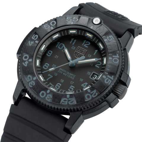 Luminox 3001_93 Watch - JAPAN LIMITED ORIGINAL NAVY SEAL 3000 SERIES Ref.3001.Blackout (Image 4)