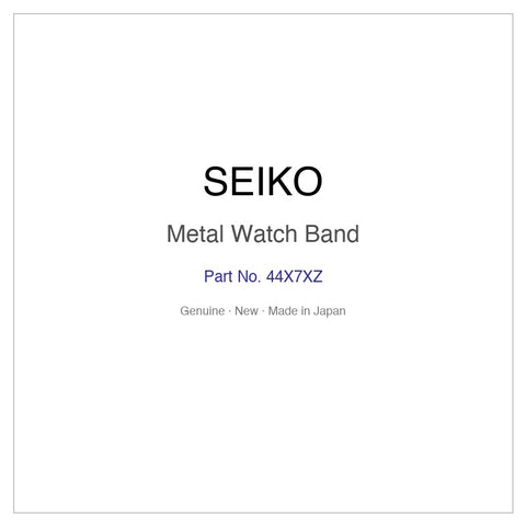 SEIKO 44X7XZ Metal Watch Band for SXC434P9 SXE586P9 and More Models